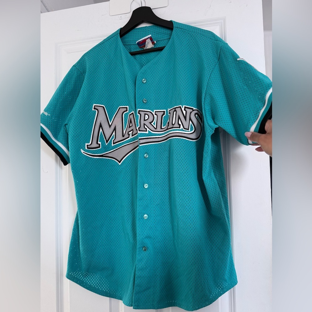 Teal Marlins Men's Jersey